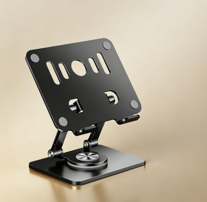 Adjustable Height-and-Angle Aluminum Laptop Stand Cooling Ventilated