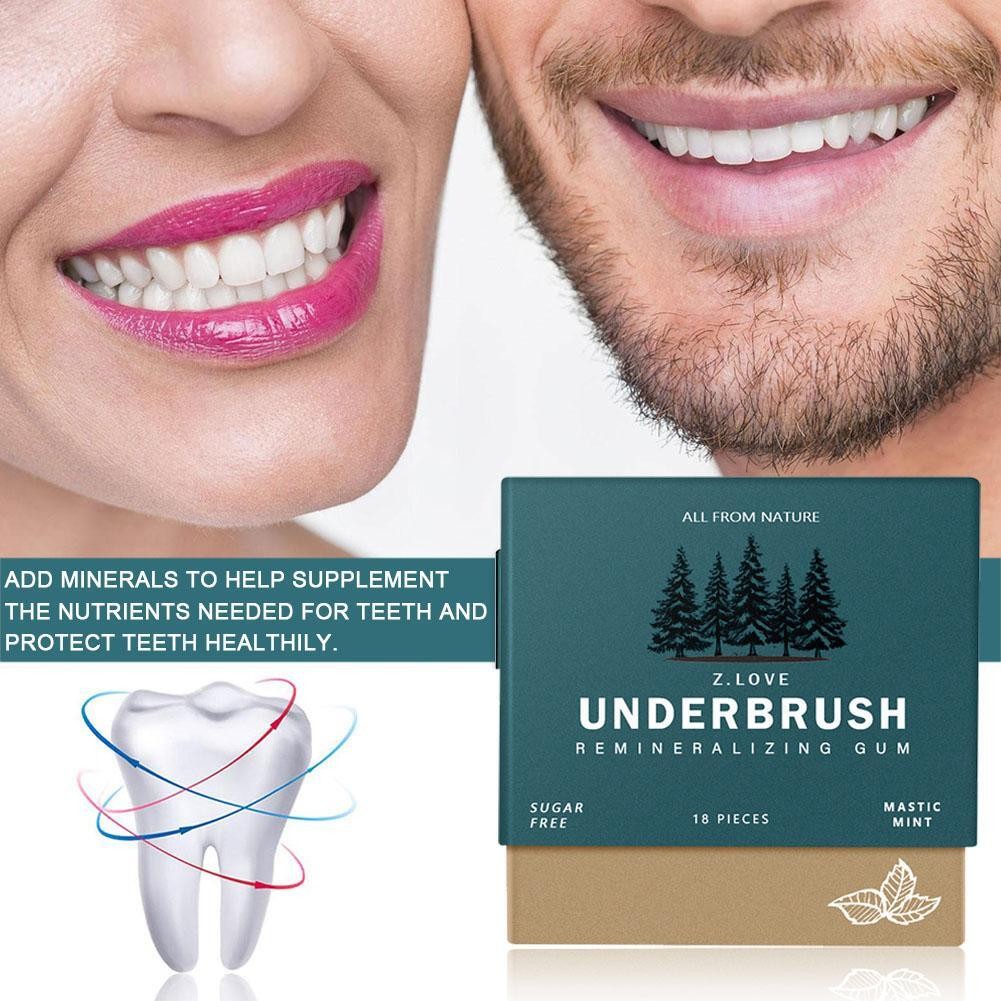 Remineralizing Underbrush With Nano-Hydroxyapatite Chewing Gum Teeth Protection