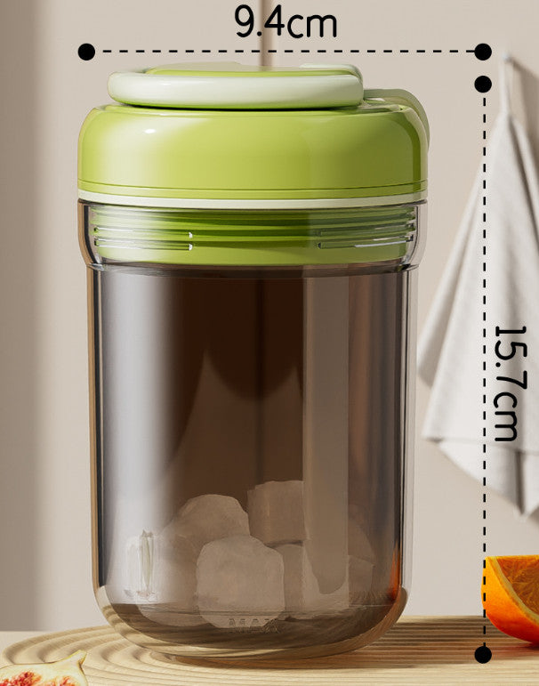 3 in 1 Ice Cube Press Type Ice Release Water Cup Portable Iced Drink Bottle