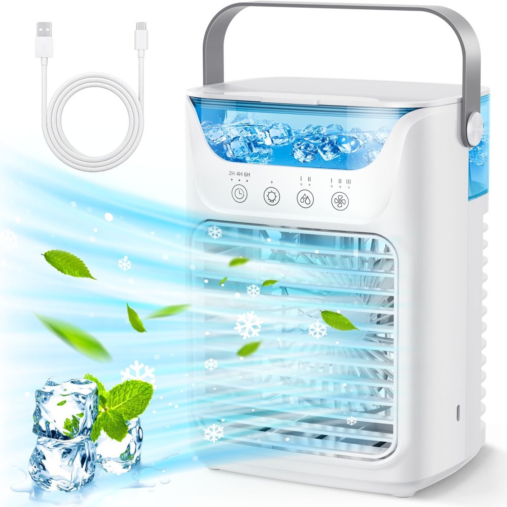 Portable* Air Cooler Fan Evaporative Ice Cold Cooling Air Conditioner Humidifier