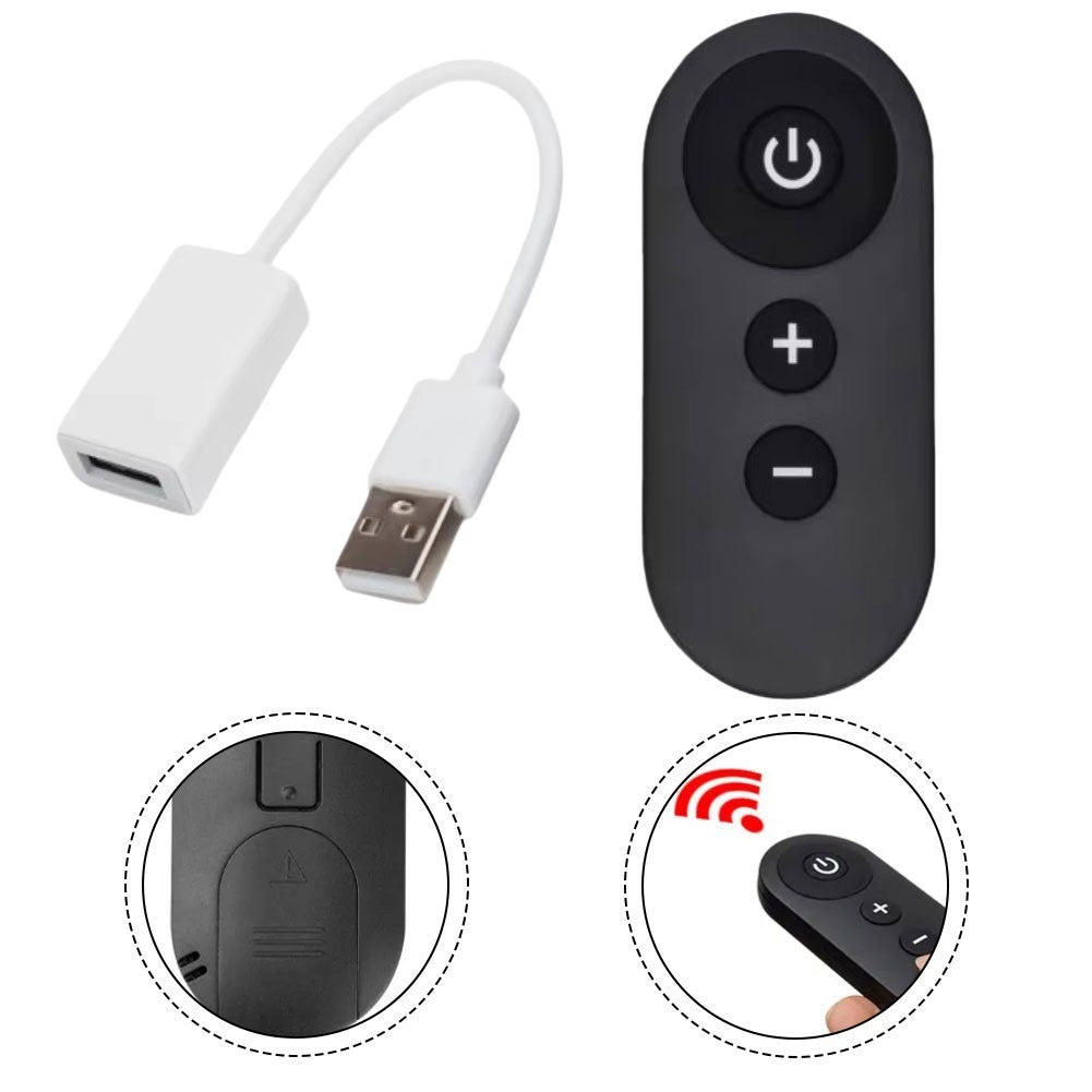 Wireless USB 5V RF Remote Control Switch for Fans LED Strip Dimming Module