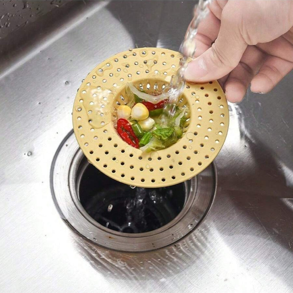 HAIR TRAP SHOWER BATH PLUG HOLE WASTE CATCHER STOPPER DRAIN SINK STRAINER FILTER