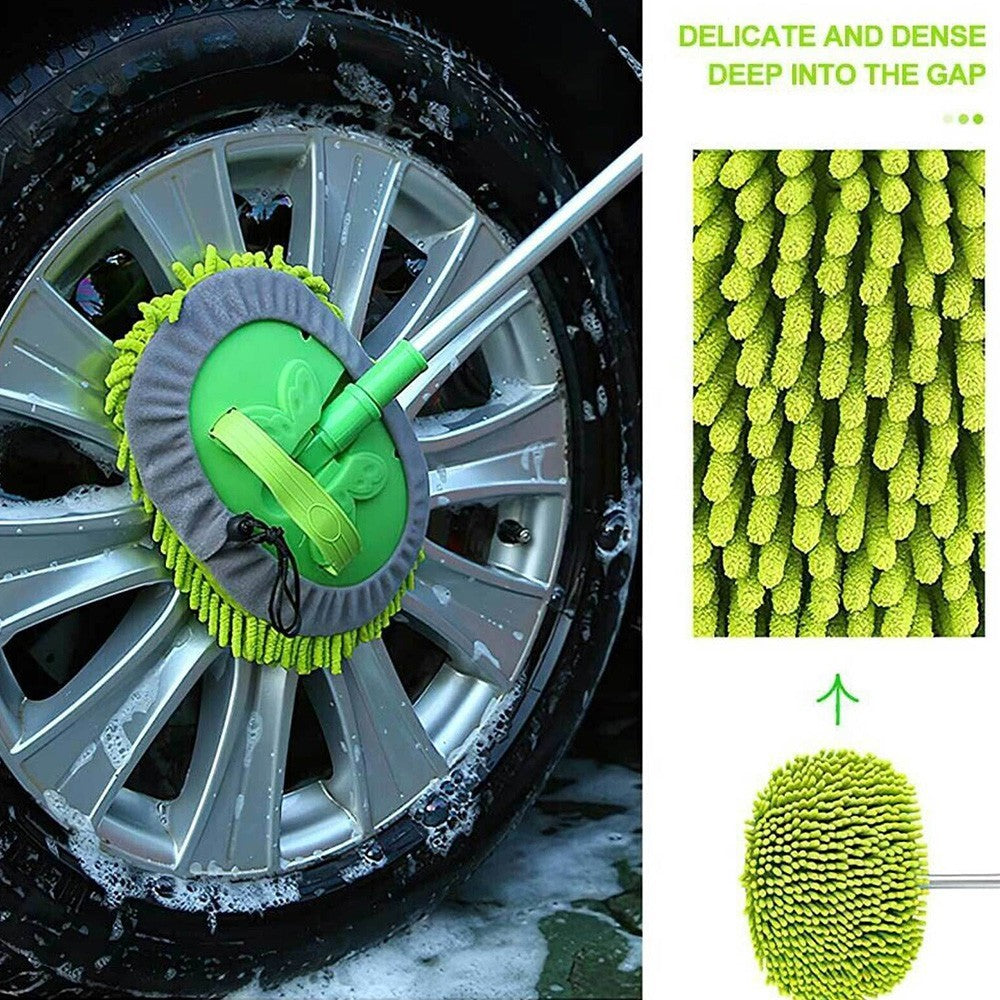 Adjustable Long Handle Telescopic Car Wash Brush Mop Vehicle Cleaning Tool Kit
