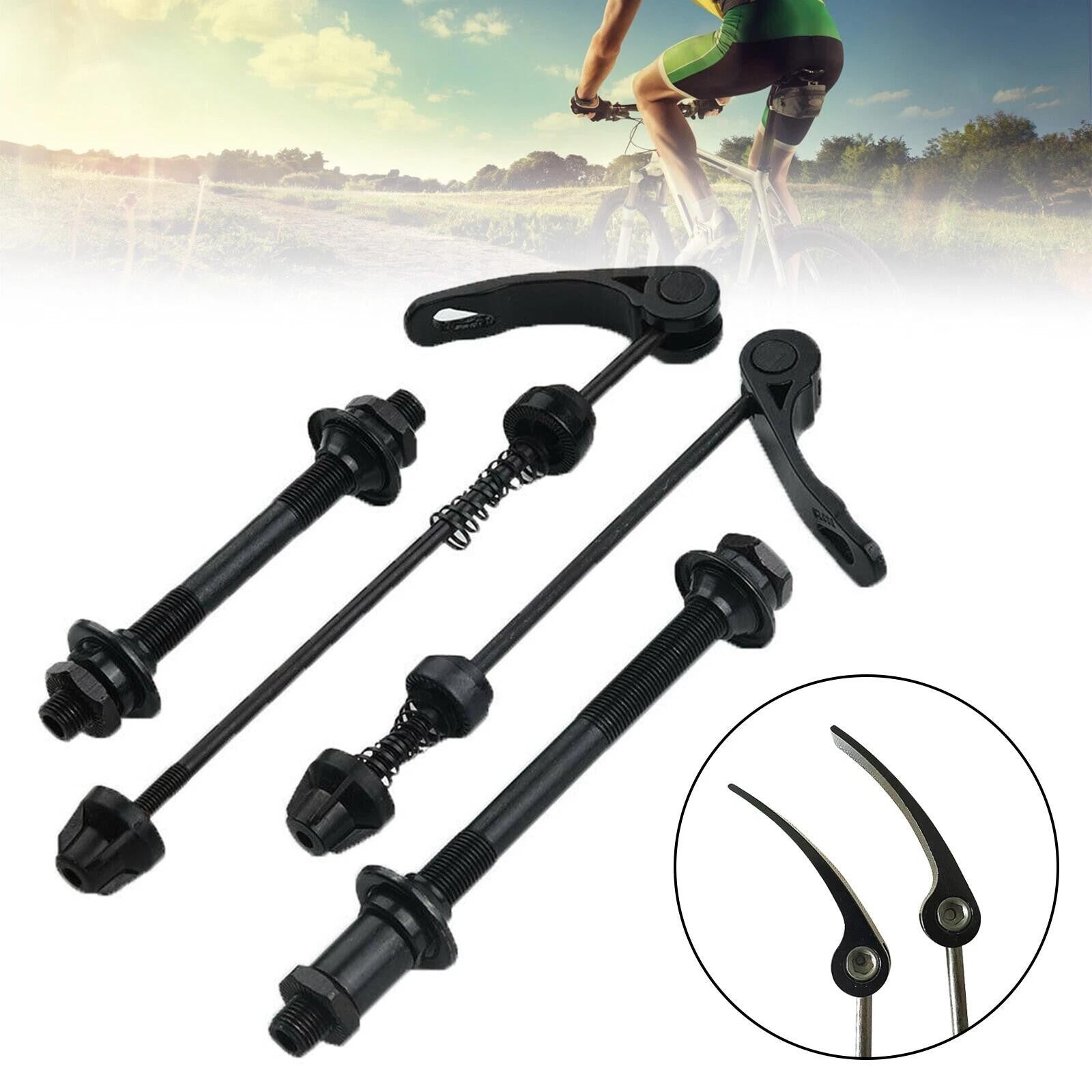 Bicycle Bike Wheel Axle/Cycle Spindle Front Or Rear Hollow Solid Quick-Release