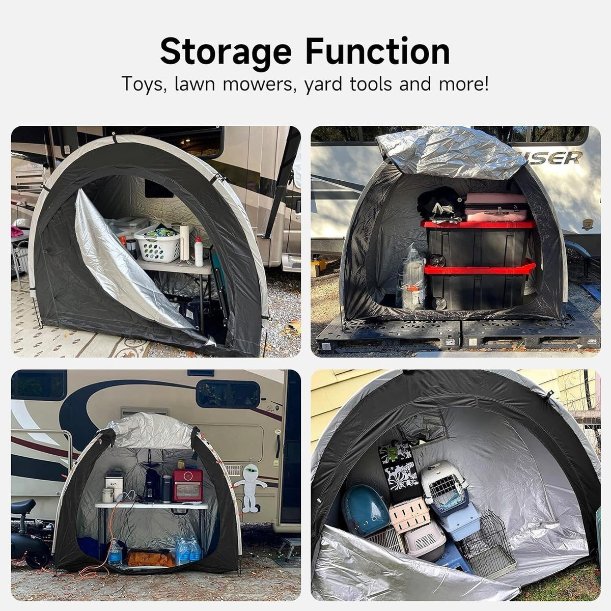 Bike Tent Large Waterproof Bicycle Rain Cover Dust Protector Outdoor Storage UK