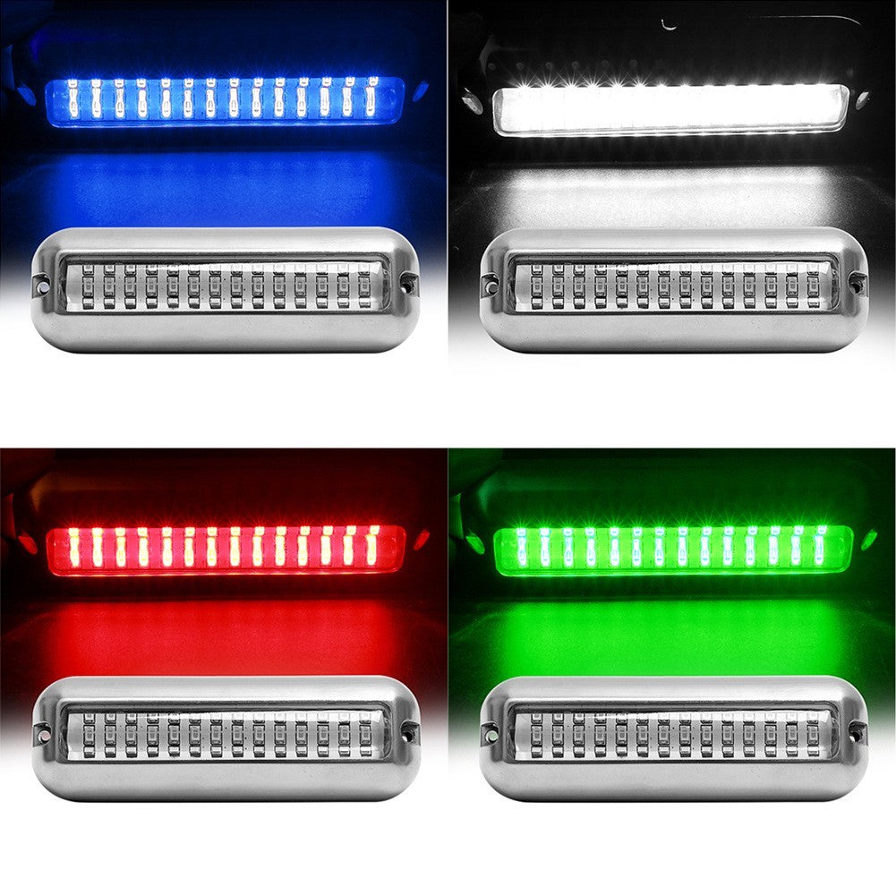 80W Underwater Boat Transom Light 42 LED Lamp Marine Boat For Yacht Taillight