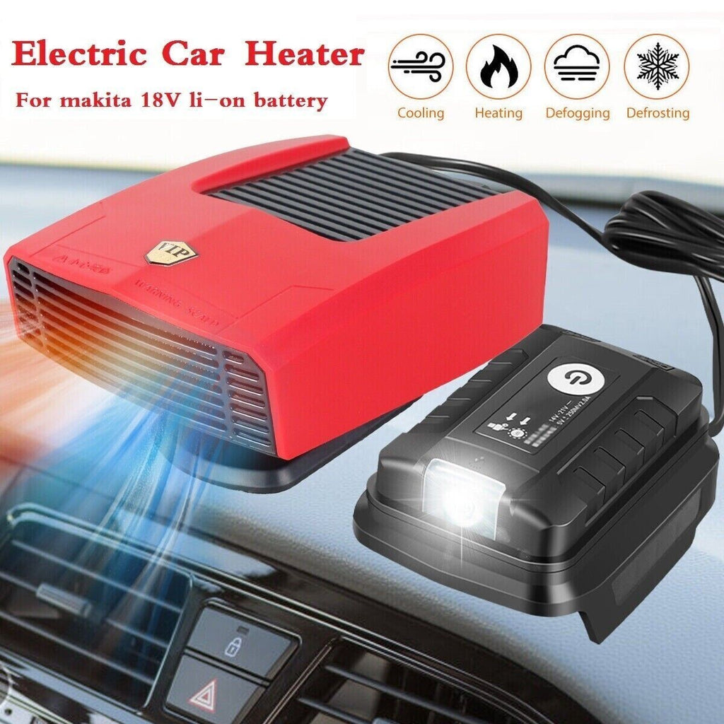 Quick Heating 600W Electric Car Heater Heating Defogger Demister for Makita 18V