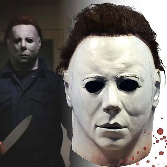 Halloween Cosplay Costume Michael Myers Mask Latex Full Head Killer Scary Prop