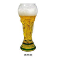 500ml World Football Trophy Beer Glass Cup Shape Drinking Mug Clear