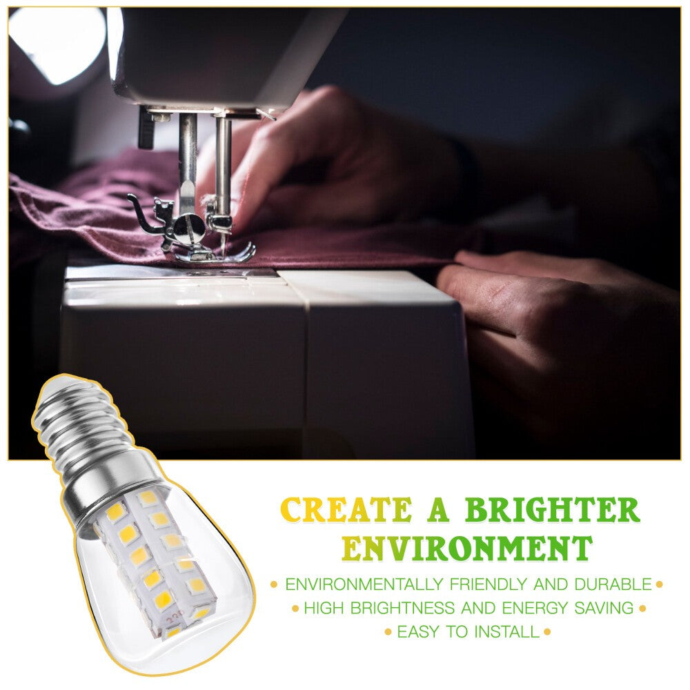 E14 LED Light Bulbs 2pcs Oven Fridge Kitchen Appliance Lighting