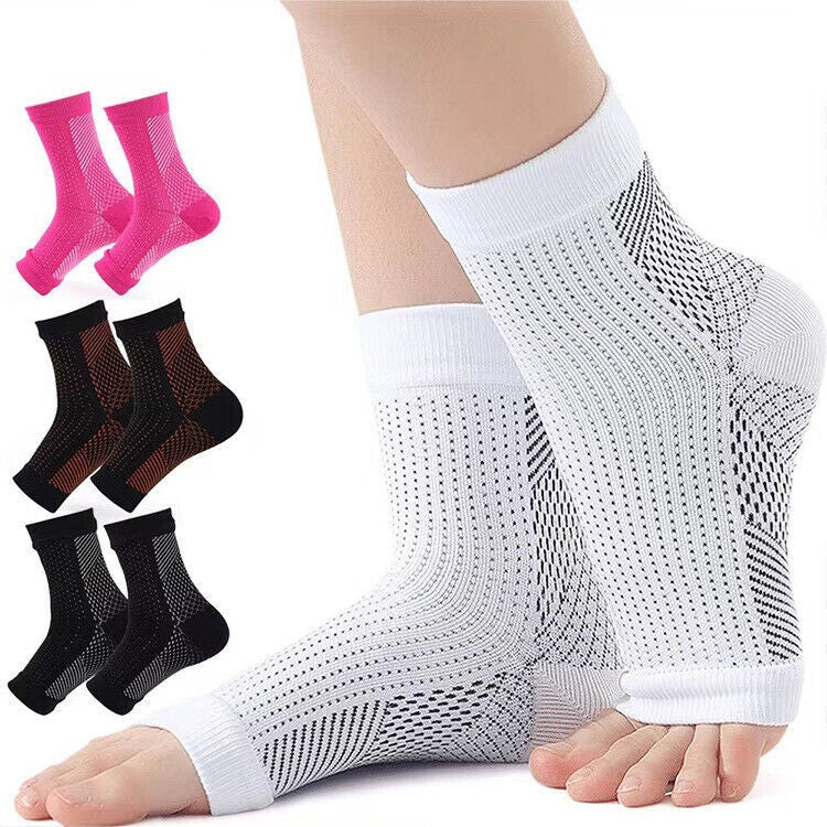 5 Pairs of Neuropathy Socks for Men and Women, Soothing Compression Socks New
