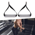 Fitness Metal Cable Handles Workout Handles 14cm with Metal D Buckle for Fitness