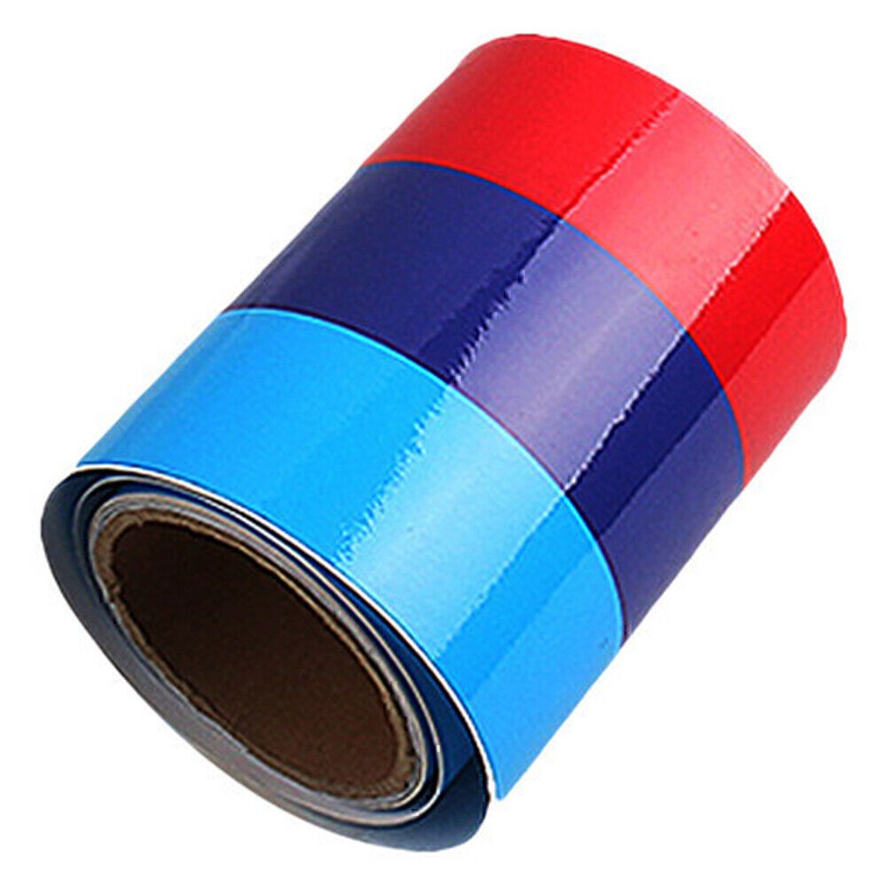M-Colored Stripe Sticker car Vinyl Decal 2M For BMW M3 M4 M5 M6 3 5 6 7 Series