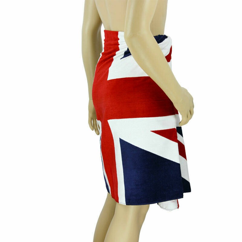 British Flag Union Jack Pattern Bath Beach Large Soft Gifts Towel Washcloth W1U7