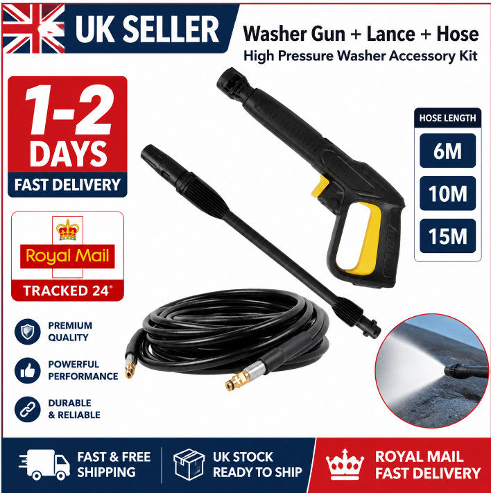 High Pressure Wash Gun Jet Washer Wand Lance Hose for Karcher K2 K3 K4 K5 K6 K7