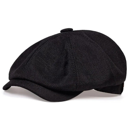 *Men* Cotton Newsboy Hat Retro Baker Boy Gatsby Cabbie Beret Flat Cap Casual Hat
