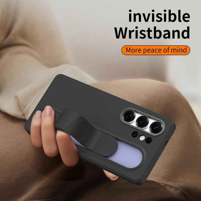 Case For Samsung Galaxy S26 Ultra  Smart Button Wristband Cover