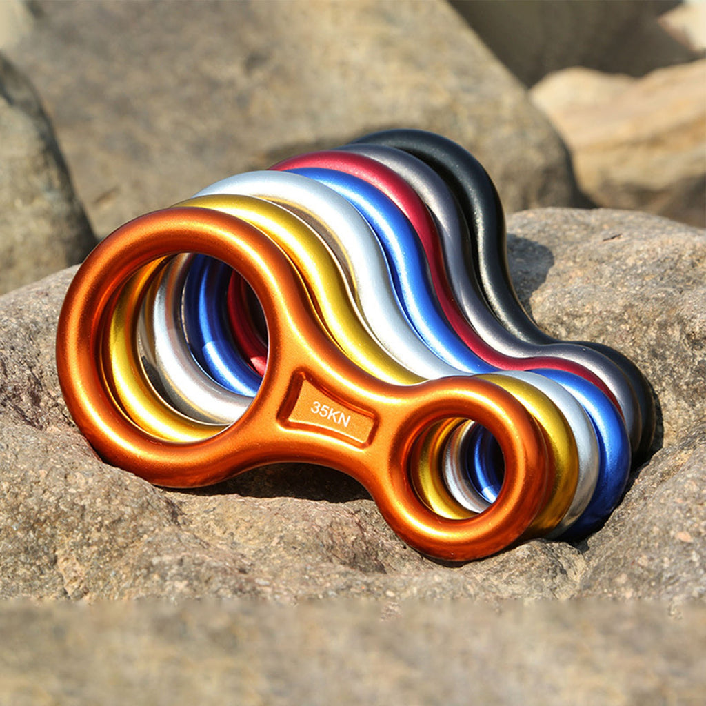 Figure 8 Descender 35KN Heavy Duty Colored Climbing Gear Downhill Equipment For
