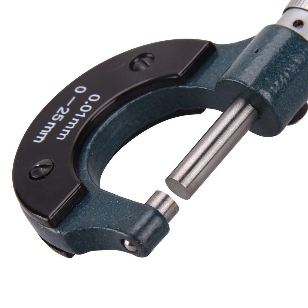 Outside Micrometer 0-25mm(0.01mm Graduations) Metric External Caliper UK