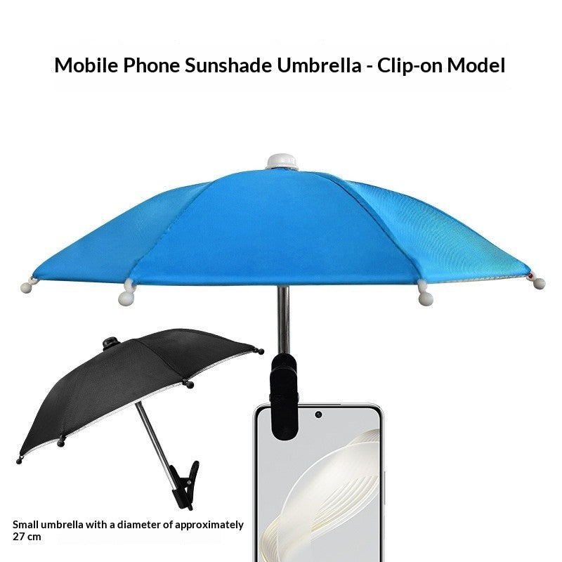 Phone Holder Umbrella Clip Outdoor Umbrella Phone Mount