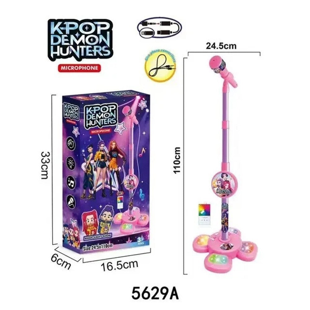 Children's Toy Kpop Demon Music Microphone with Light Microphone Can Play Songs