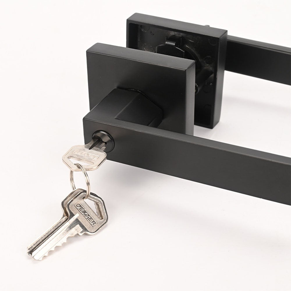 Black Privacy Door Handles, Interior Privacy Door Levers for Bedroom