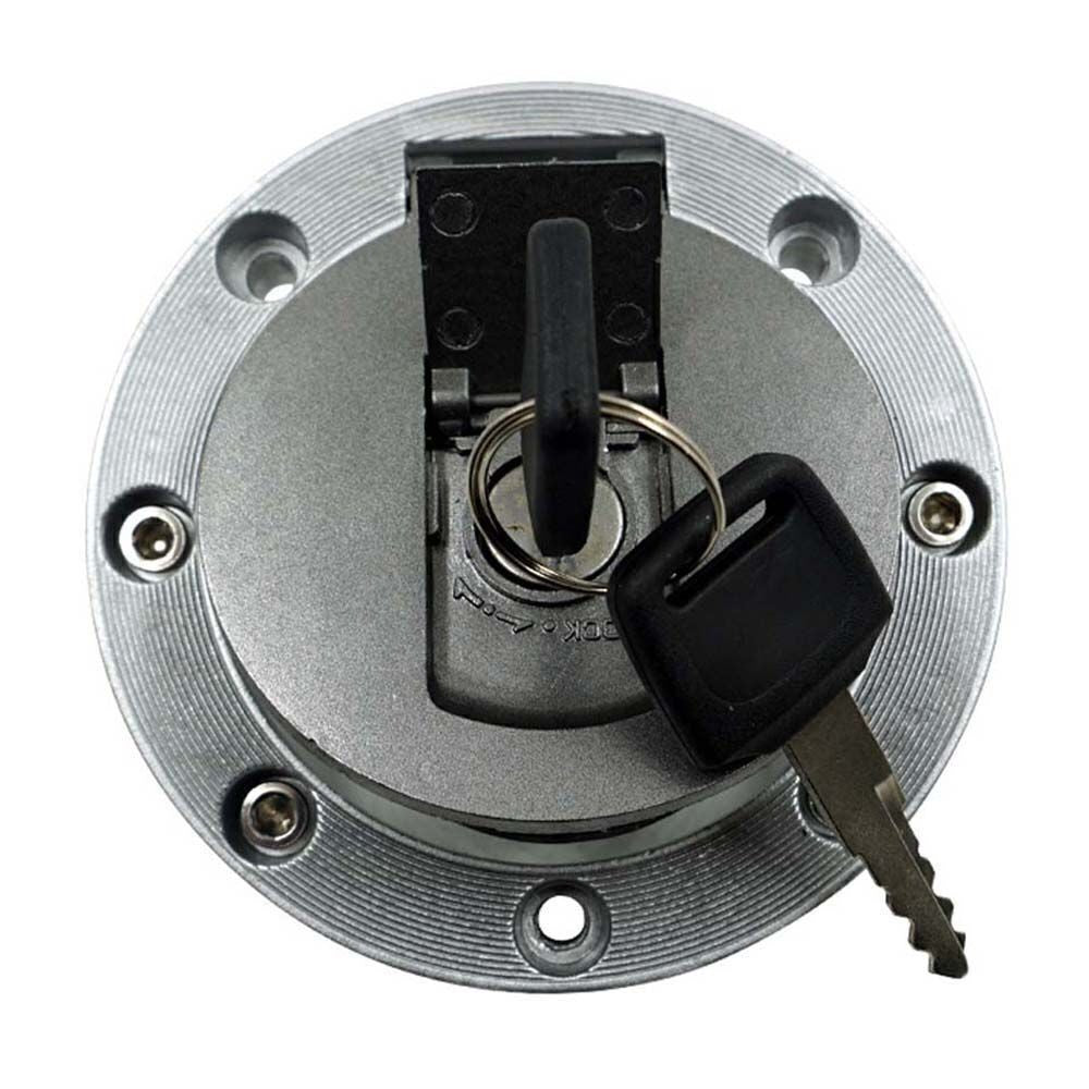 105mm Steel Motorbike Oil Tank Cap With 2 Keys Fuel Cap Motorcycle Gas Cover