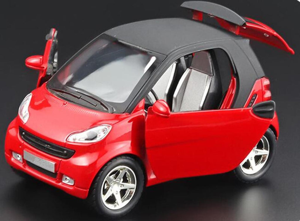 Red 1:32 Model Car Metal Diecast Toy Vehicle Kids with Sound Light Pull Back