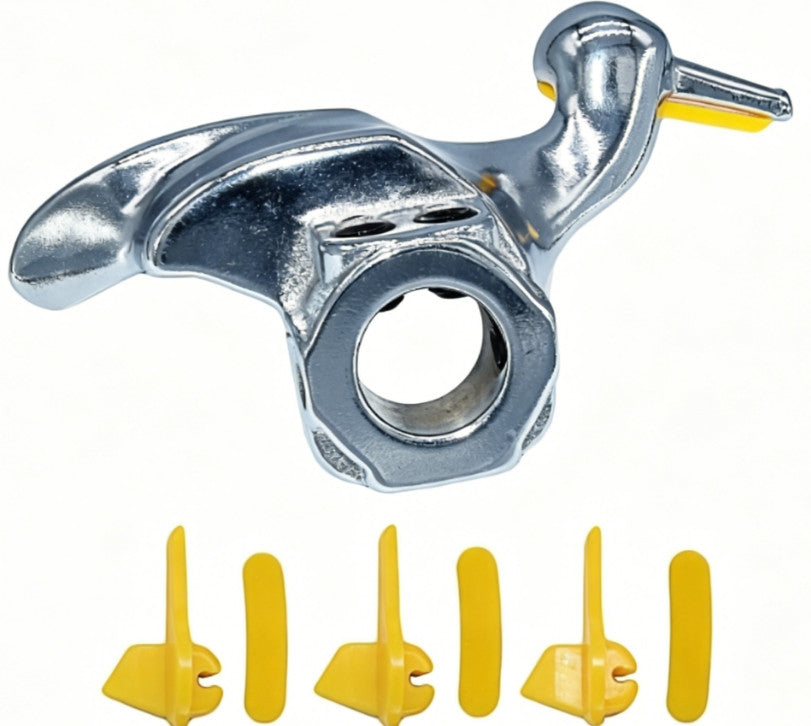 Tire Changer Machine Parts 30mm Steel Mount Demount Duck Head +3 Protective Pads