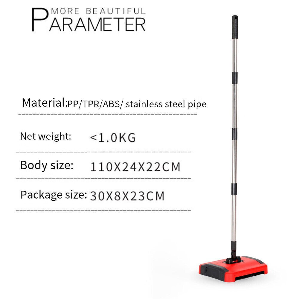 Manual Sweeper Broom Carpet Sweeper Broom Rotatory Sweeping Machine