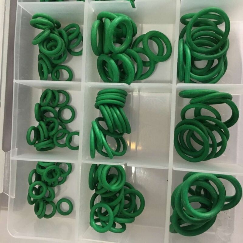 270Pcs 18 Size Air Conditioning Rubber O-Ring Seal Assortment Kit Air Con Green