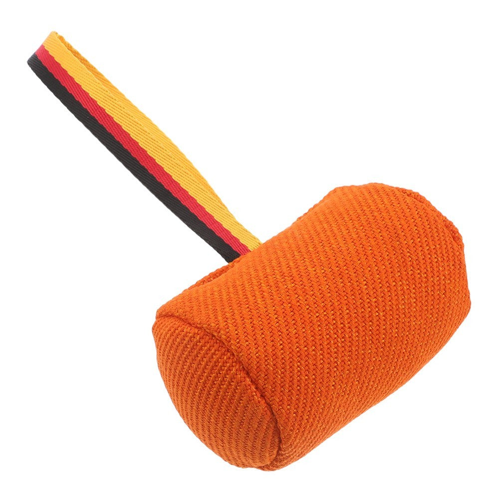 Pet Training Bite Bag Bite-resistant Dog Pillow Cylinder Tug with Handle