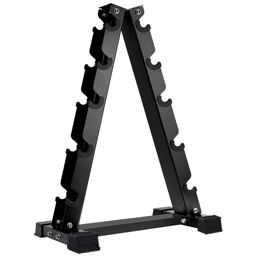 5 Tier Vertical Dumbbell Storage Rack Weight Stand Home Gym Fitness Storage UK