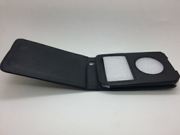 Black Leather For Apple iPod Classic 6th 7th 80 120 160GB Video 30GB  Case Cover