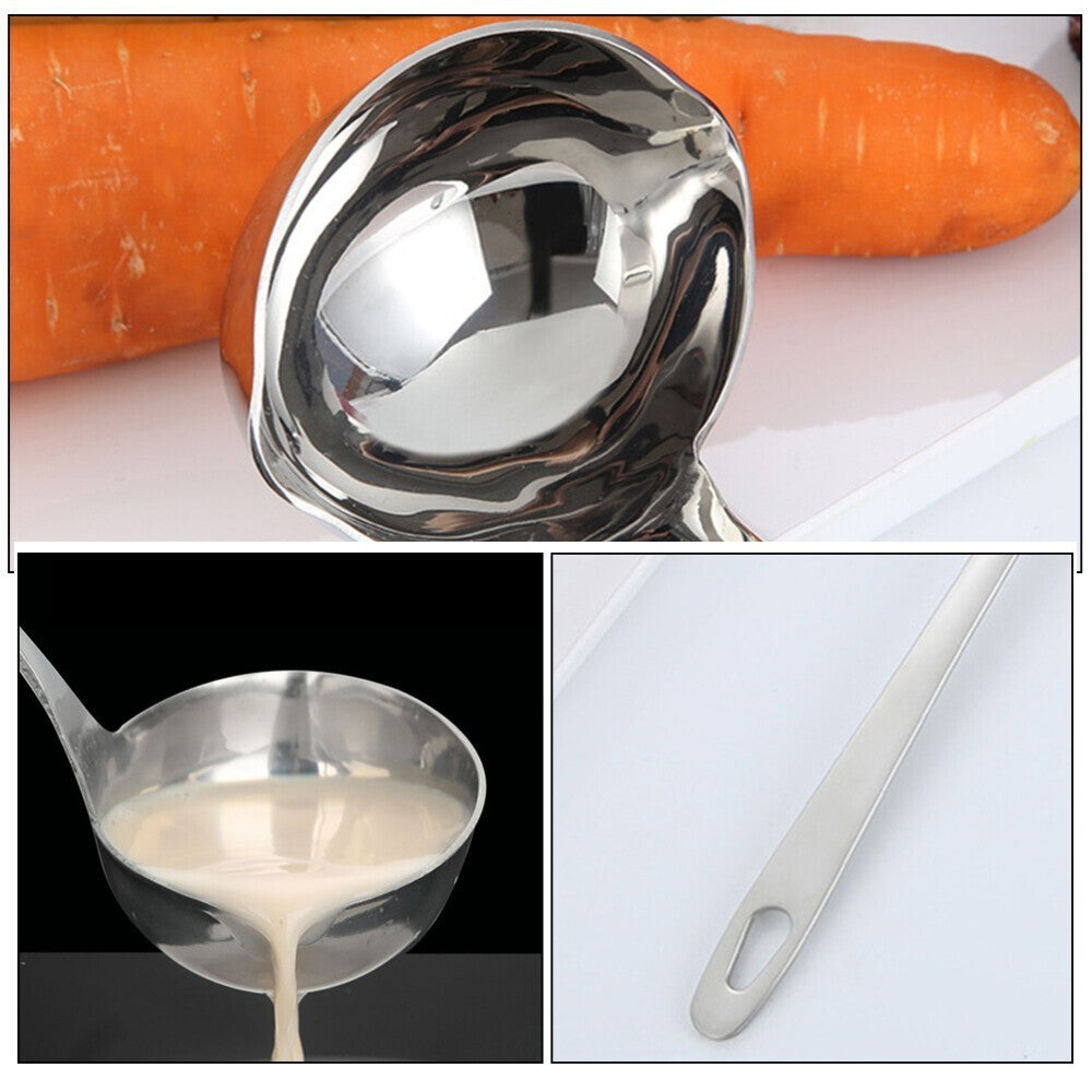 Deep Soup Ladle Convenient Large Stainless Steel Multipurpose
