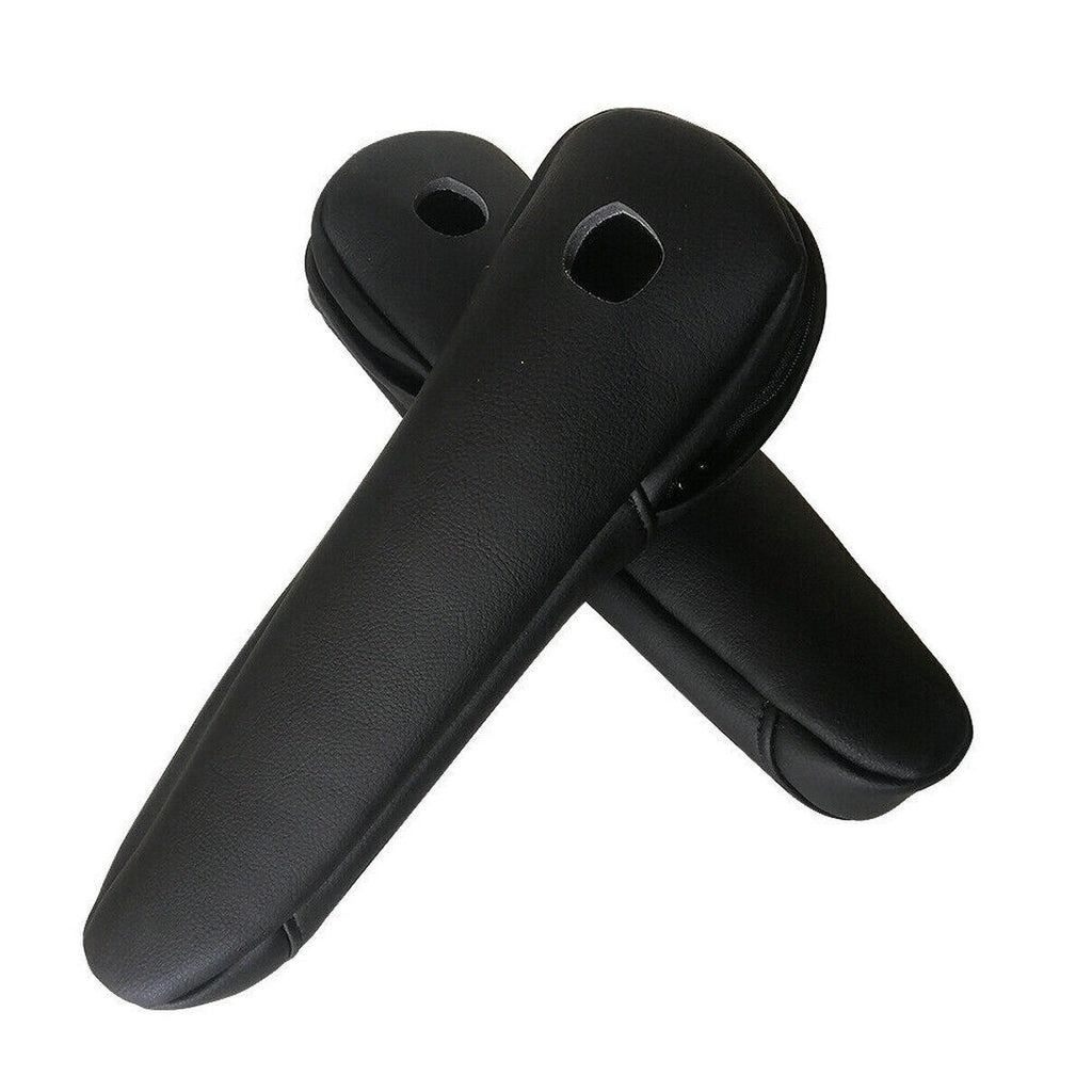2Pcs/Set Black Leather Car Front Seat Armrest Cover For 2007-2009 Honda CR-V CRV