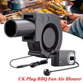 Adjustable 12V 2A Blower fan For BBQ Heater Blower Air blower Cooking Machine UK