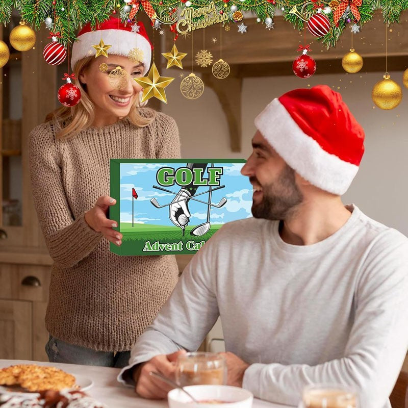 Golf Advent Calendar 2025, 24 Days Christmas Countdown Calendar with Golf Balls~