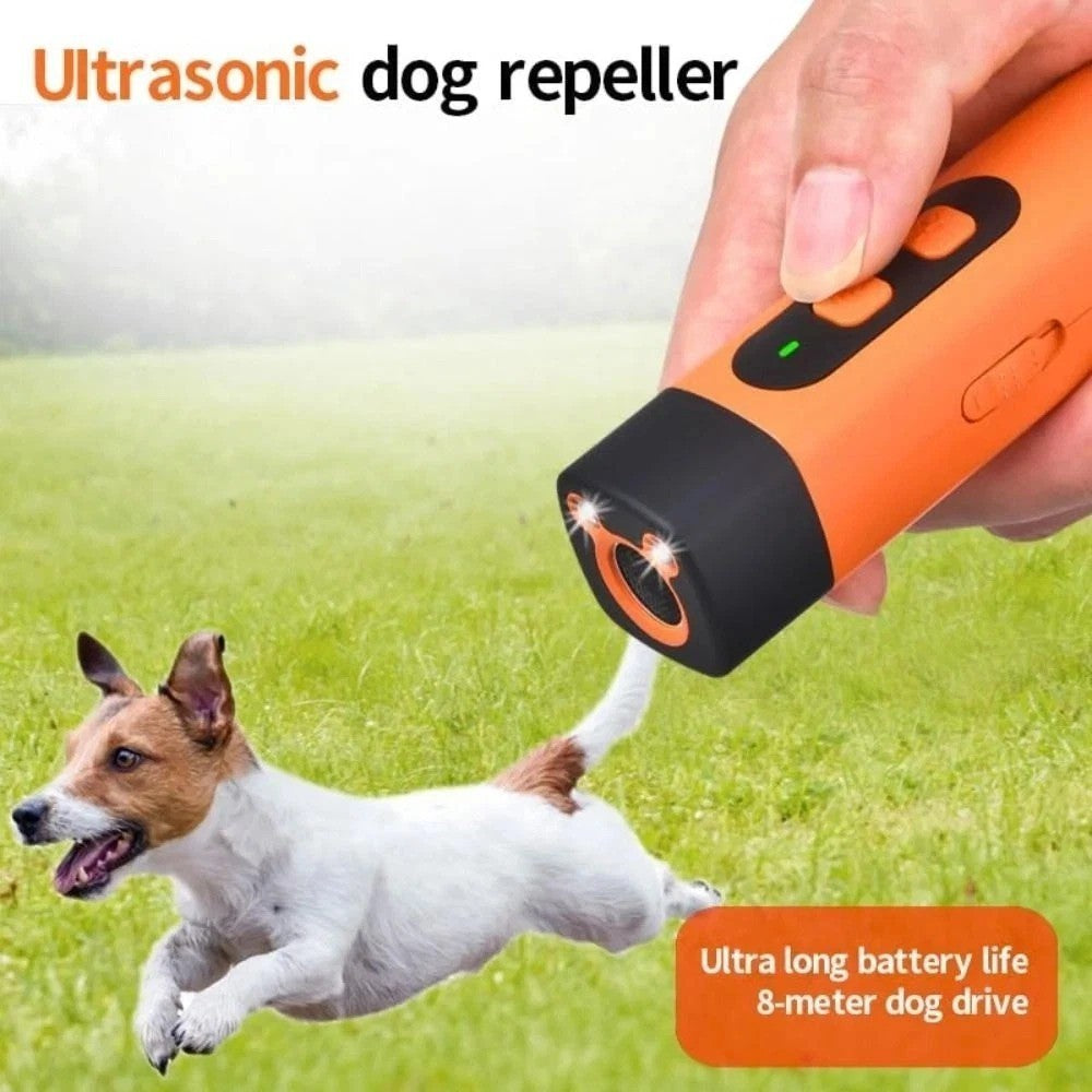 High Power Ultrasonic Dog Repeller Anti-Bark Deterrent Mini Outdoor Dog Chaser