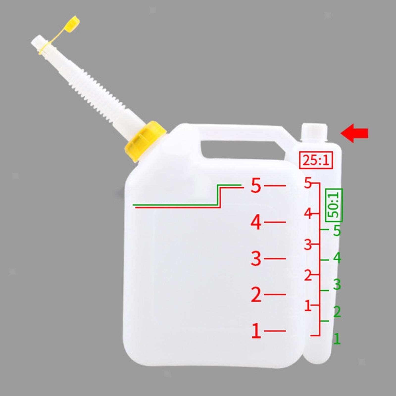 Fuel Oil Mixing Bottle Two-Stroke Oil Ratio Bottle Large Capacity Fuel Mixing