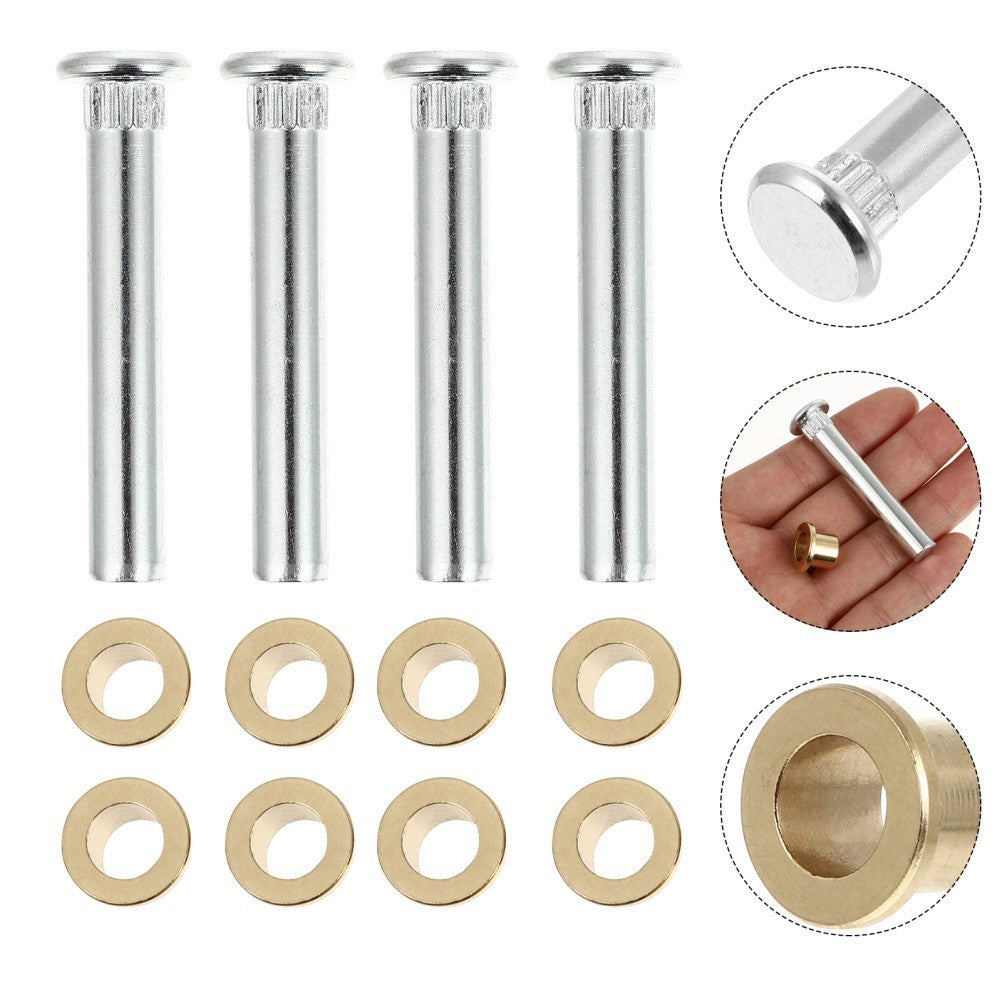 4pcs Car Door Hinge Pin Repair Kit Auto Door Hinge Replacement Set