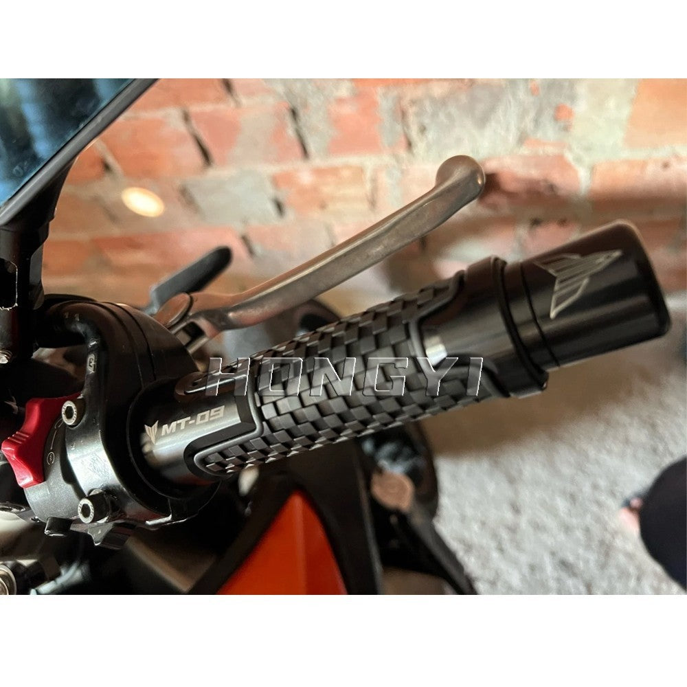 Handlebar Grip Bar Ends Cap Slider For Yamaha MT-07 09 10 MT-125 YZFR125 XJ6 XSR