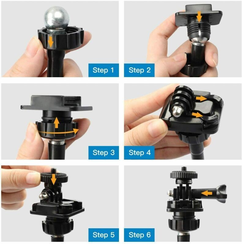 25 Inch Webcam Stand Flexible Desk Mount Clamp Gooseneck Stand