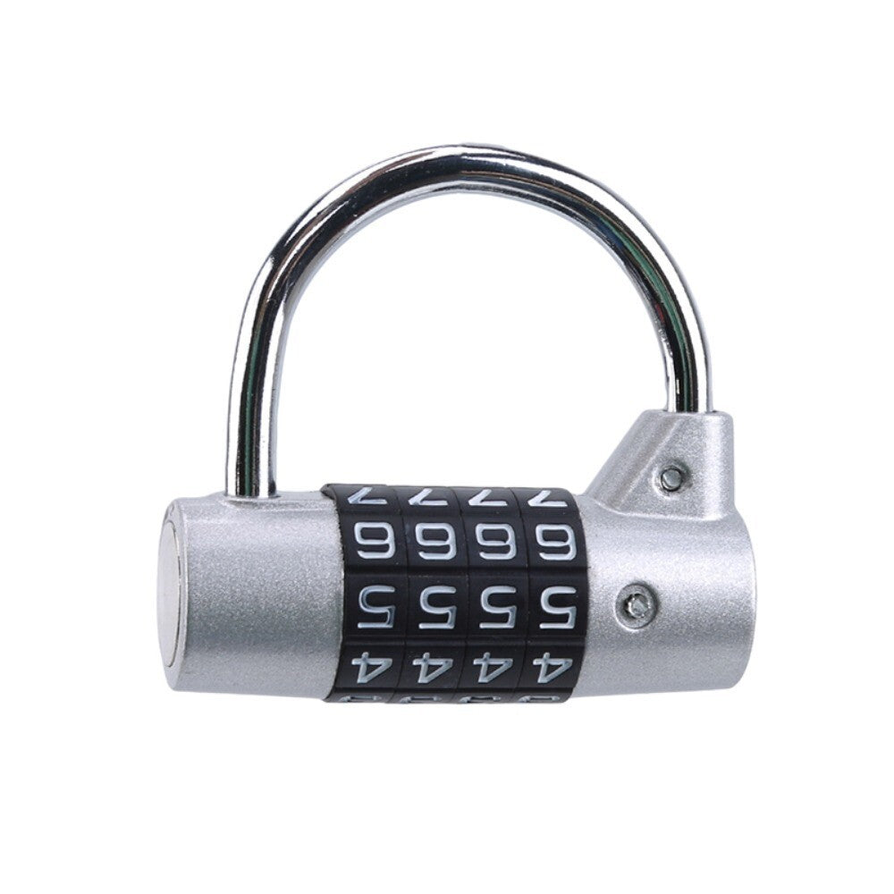 Zinc Alloy Combination Lock 4 Dial Digit Number Code Lock Password Lock Travel
