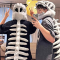 Kids 75cm Dinosaur Skeleton Plush Toys Sleeping Cushion Anime Game Gift