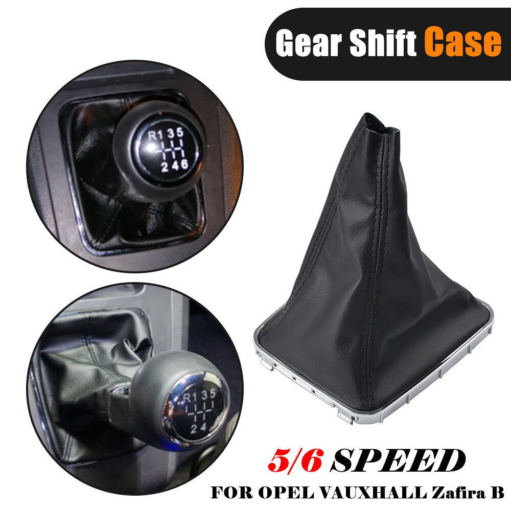 For OPEL Vauxhall Zafira B 2005 2006-2014 Gear Stick Gaiter Boot Black Cover