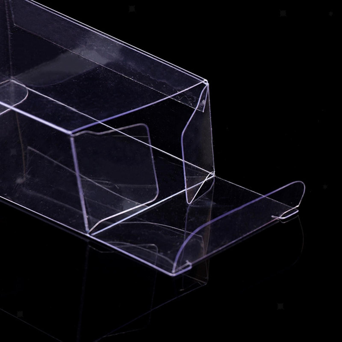 50Pcs PVC Transparent Box Display Case for Collectibles Dolls Action Figures