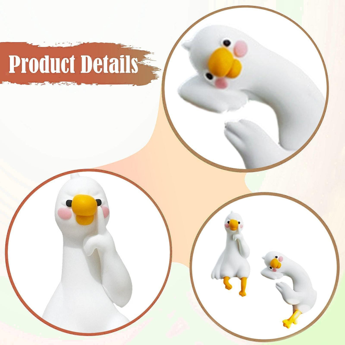 Computer Monitor Figurines Cute for Home Office Desk Table Shelf Ornaments