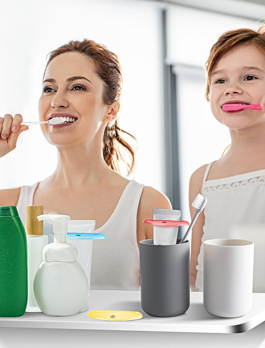 4PCS Toothpaste Squeezer, Colorful Plastic Toothpaste Tube Squeezer...