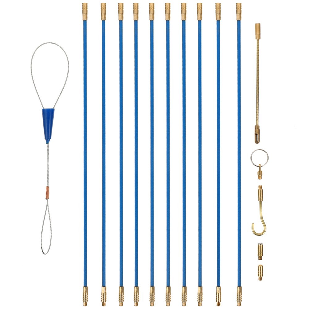 Wall Cable Set Fish Tape for Pulling Cables Electrical Wire Puller